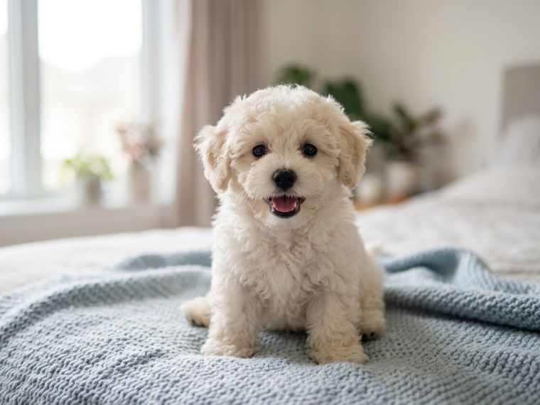 Cream White Bichon Frise puppy for sale in Singapore