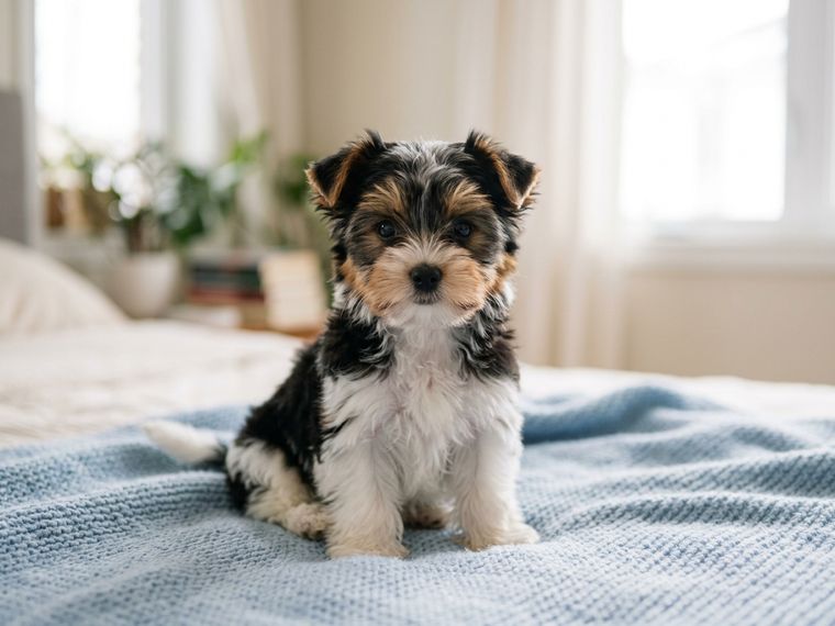 Tri-colour Biewer Terrier puppy for sale in Singapore
