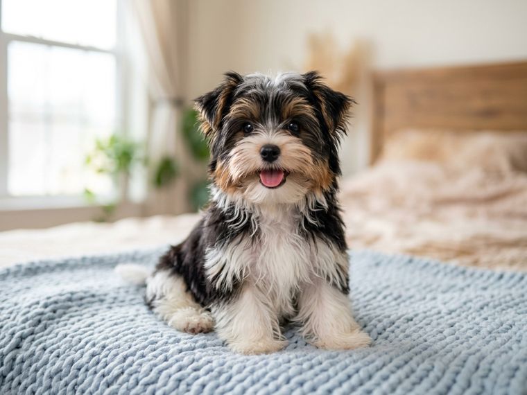 Black White & Tan Biewer Terrier puppy for sale in Singapore