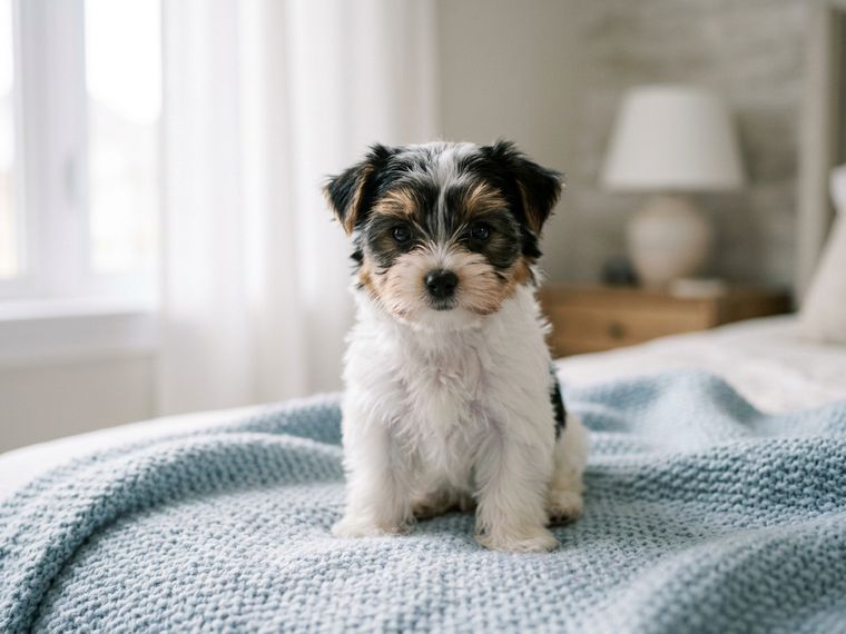 Tri-colour Biewer Terrier puppy for sale in Singapore
