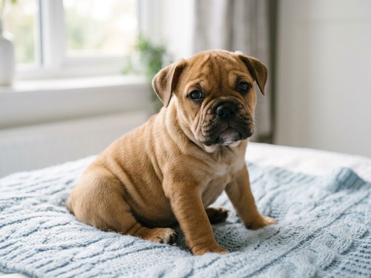 Fawn British Bulldog puppy for sale in Singapore