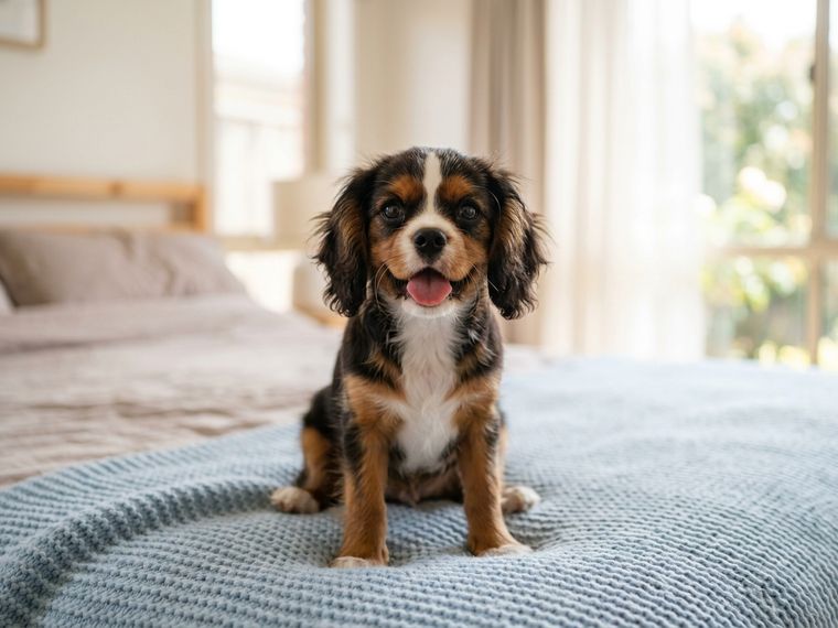 Tri-colour Cavalier King Charles Spaniel puppy for sale in Singapore