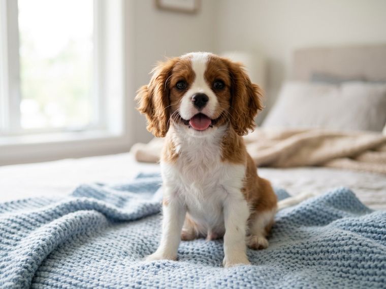 Chestnut & White Cavalier King Charles Spaniel puppy for sale in Singapore