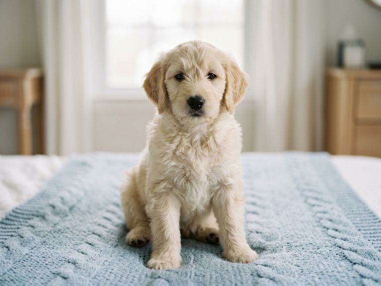 Cream Labradoodle puppy for sale in Singapore