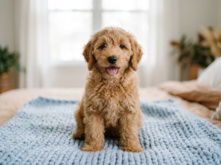 Apricot Labradoodle puppy for sale in Singapore