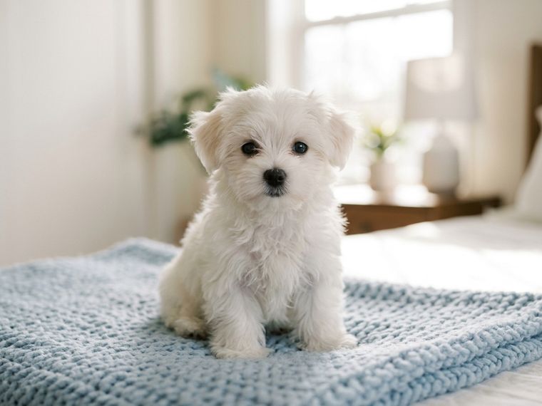White Maltese puppy for sale in Singapore
