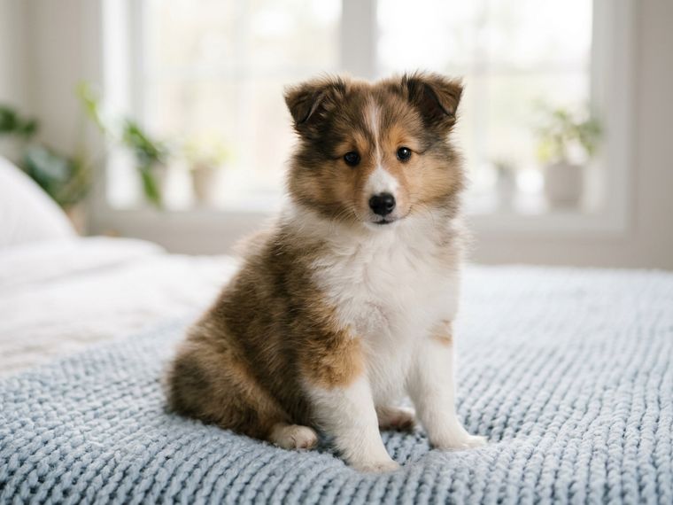 Sable & White Shetland Sheepdog puppy for sale in Singapore