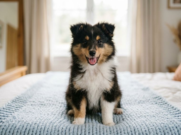 Tri-colour Shetland Sheepdog puppy for sale in Singapore