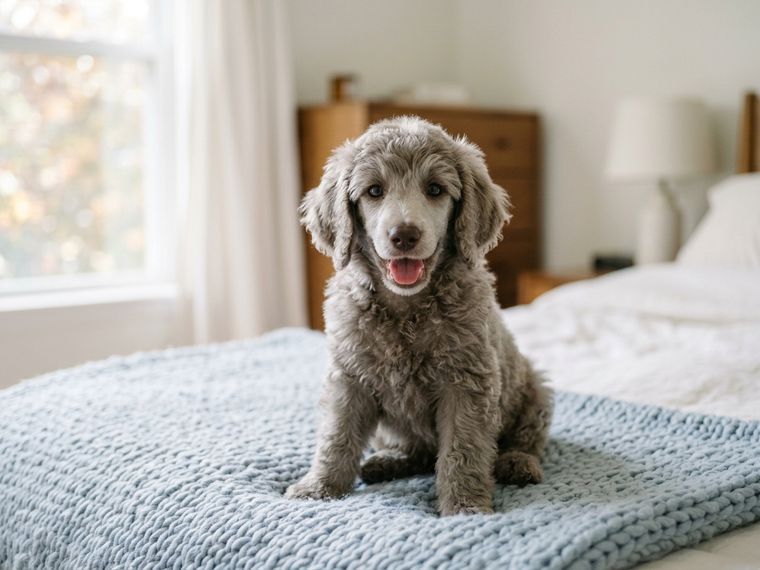 Silver Standard Poodle puppy for sale in Singapore
